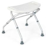 Folding Portable Shower Seat with Adjustable Height for Bathroom - ER53