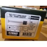 Trade Lot 100 x New Boxes of 100 Dewalt PAT Std 7,6mm Head Pin - 44mm Length DDF3000300Universal PAT