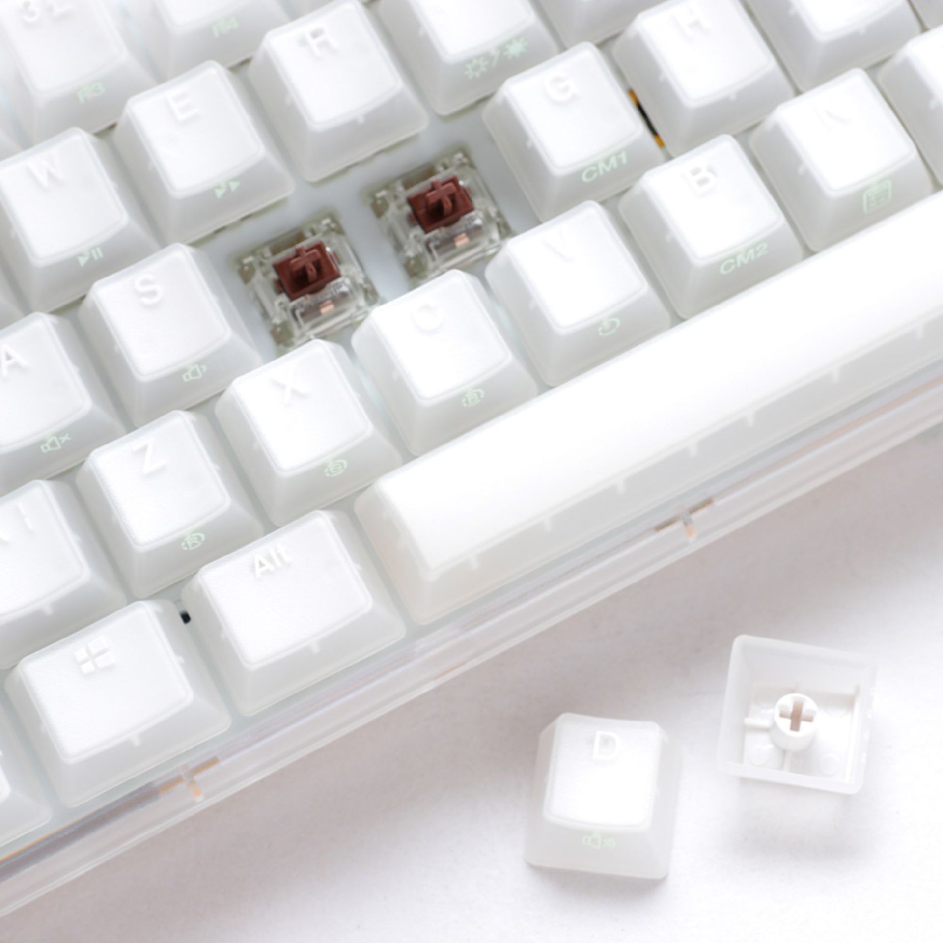 BRAND NEW FACTORY SEALED DUCKY ONE 3 Aura White SF 65% Keyboard DKON2167ST-BUKPDAWWWWC1. RRP £142. - Image 6 of 8