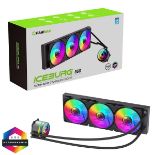 BRAND NEW FACTORY SEALED GAMEMAX Iceburg 360mm ARGB All-in-One Liquid Cooler. RRP £79.99. GameMax