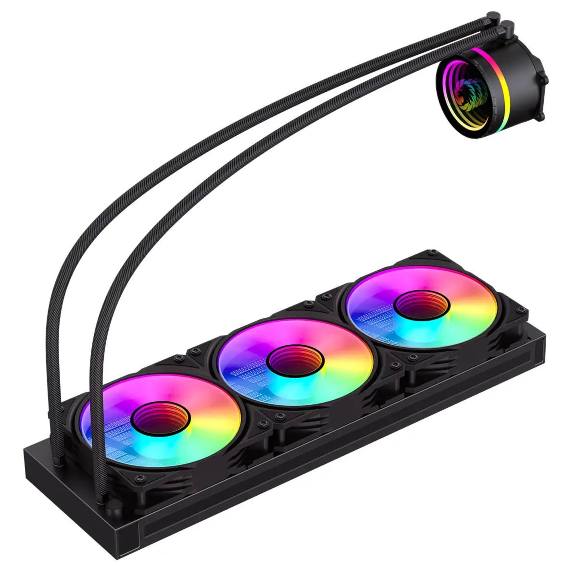 BRAND NEW FACTORY SEALED GAMEMAX Iceburg 360mm ARGB All-in-One Liquid Cooler. RRP £79.99. GameMax - Image 3 of 7