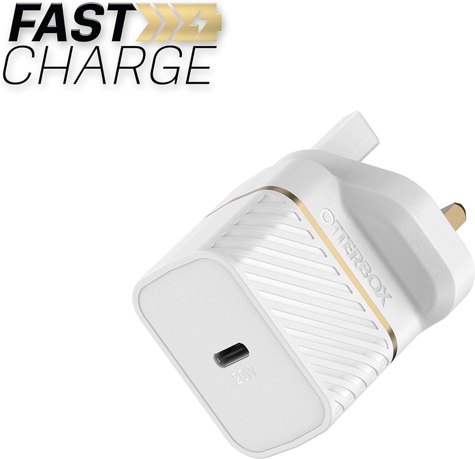6x NEW & BOXED OTTER BOX 20w Fast Charger. RRP £24.99 EACH. OtterBox Premium Fast Charge Wall - Image 2 of 4