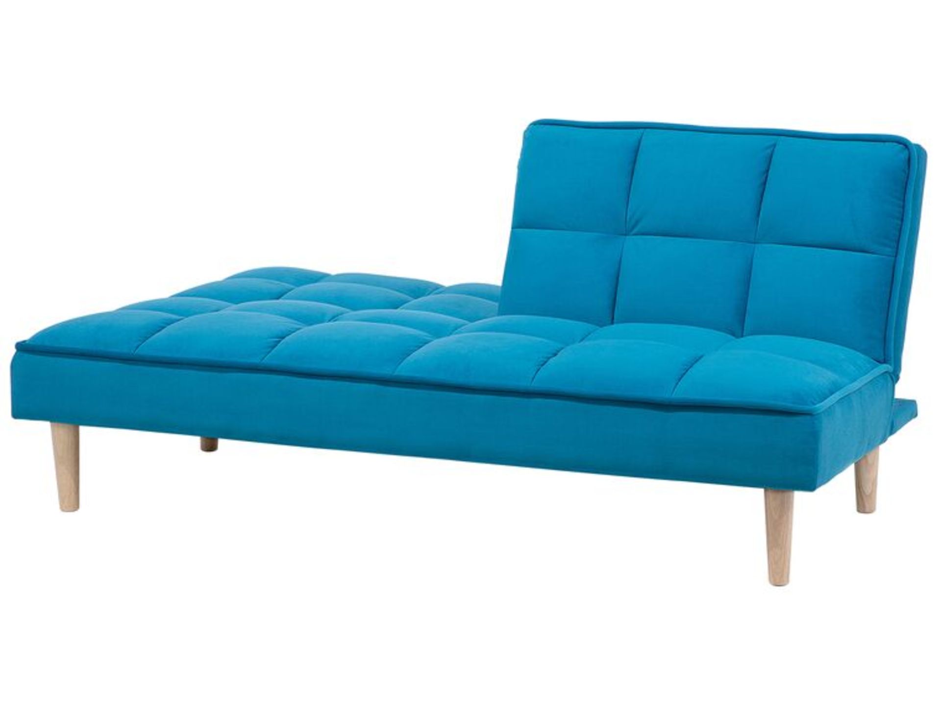 Siljan Fabric Sofa Bed Blue. - ER. Simple, clean style combined with functionality, this 3-seater - Bild 2 aus 2
