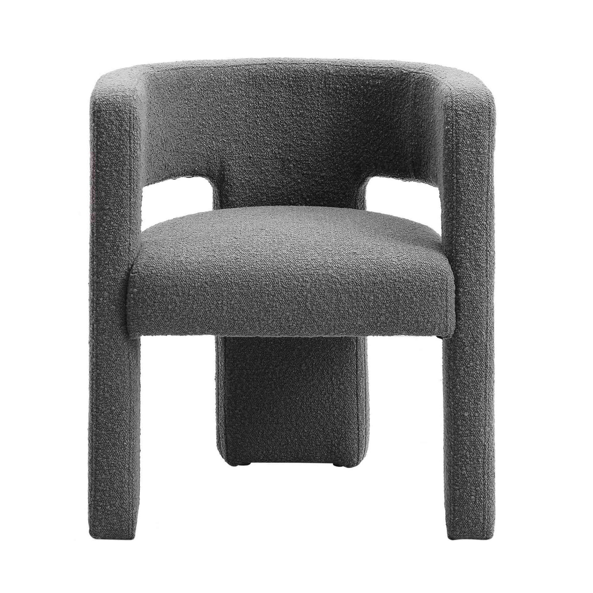 Greenwich Charcoal Boucle Dining Chair - ER30