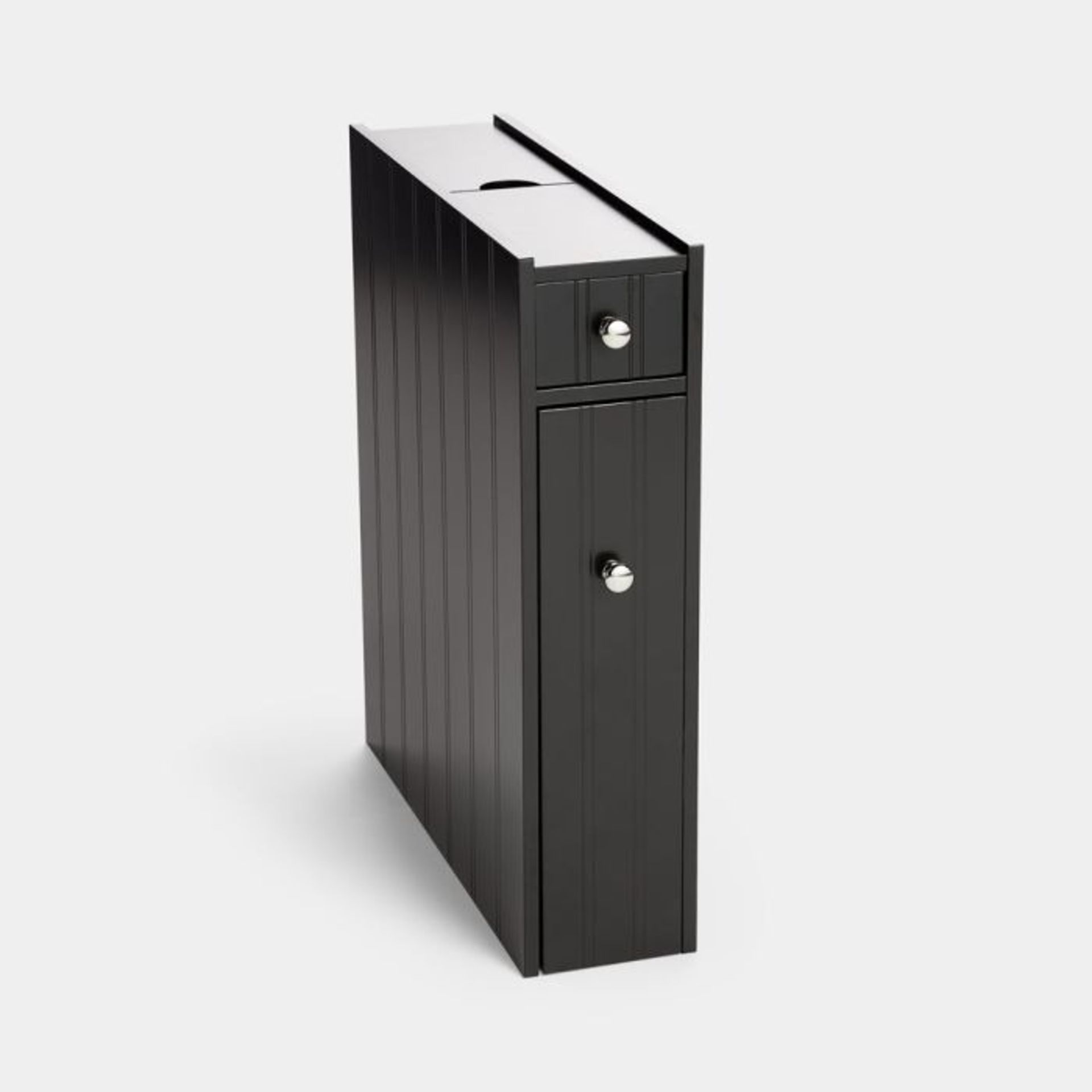 Shrewsbury Black Slim Bathroom Storage Unit - ER32