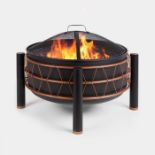 Black & Copper Fire Pit - ER32