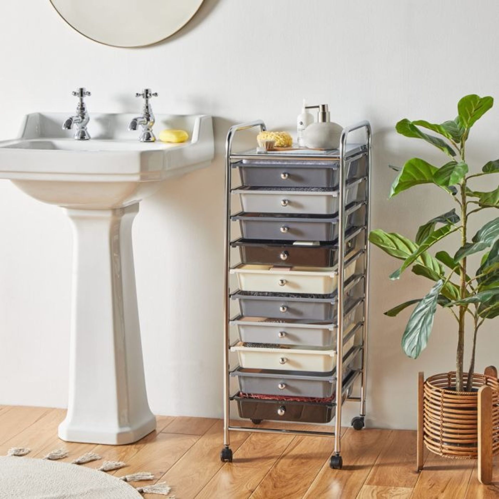 Ombre 10 Drawer Trolley - ER36