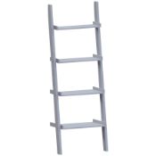 Vida Designs York 4 Tier Ladder Bookcase - Grey - ER32