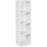 1, 2, 3, 4 Tier Wooden Shelving Bookcase Storage Wood Shelf Unit - ER32