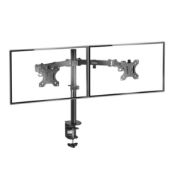 Dual Arm Desk Mount with Clamp - ER36