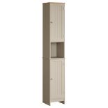 Classic Bath Vida Cream 2 Door Tall Floor Cabinet - ER37