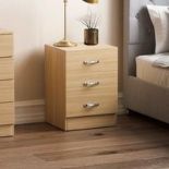 Riano 3 Drawer Bedside Chest - ER32
