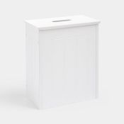 Holbrook White Slimline Bathroom Storage Box - ER32