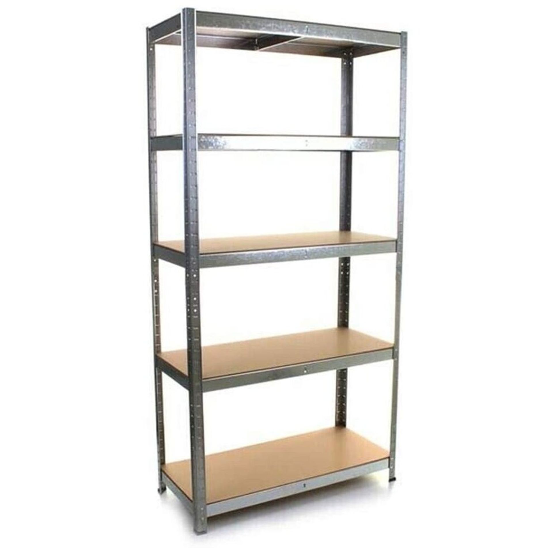 5 Tier Racking Shelf Garage Unit Shelving Storage Shelves Heavy Duty - ER32