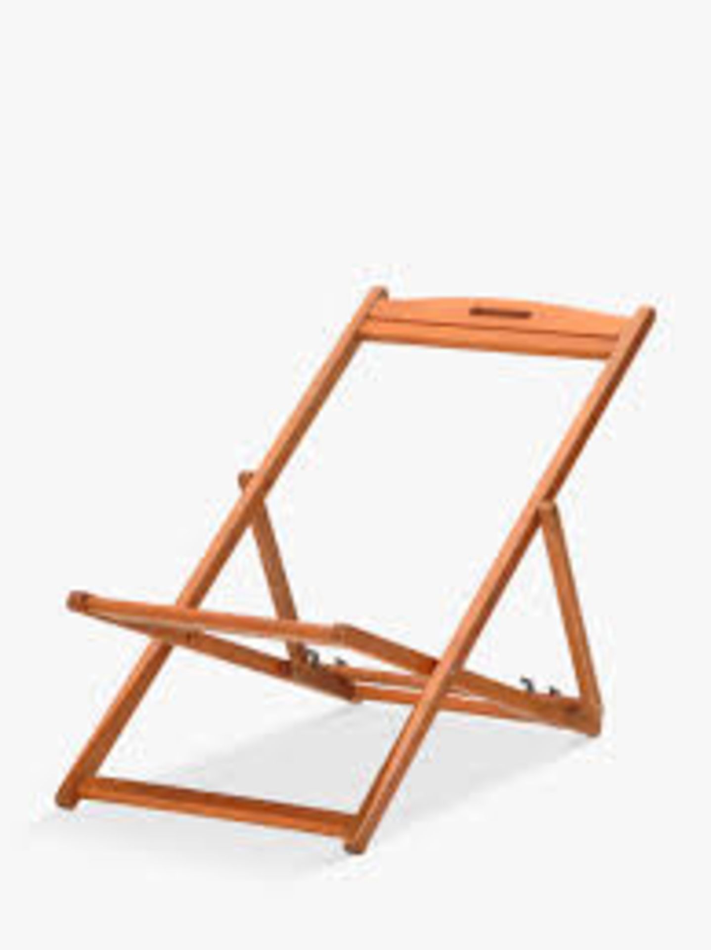 BRAND NEW JOHN LEWIS Cove Garden Deckchair Frame, FSC-Certified (Eucalyptus Wood), Natural. RRP £ - Image 2 of 2