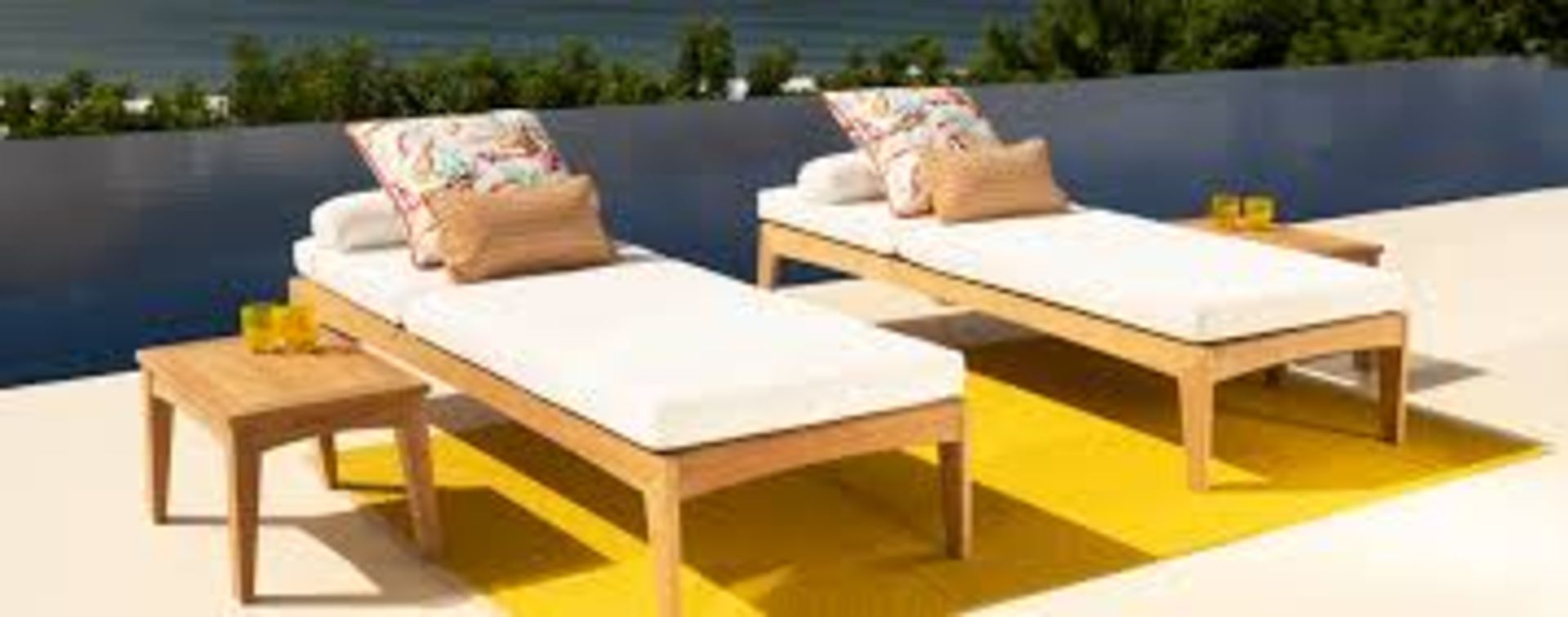 BRAND NEW JOHN LEWIS Cove Garden Sun Lounger, FSC-Certified (Eucalyptus Wood), Natural. RRP £373.50. - Image 3 of 3