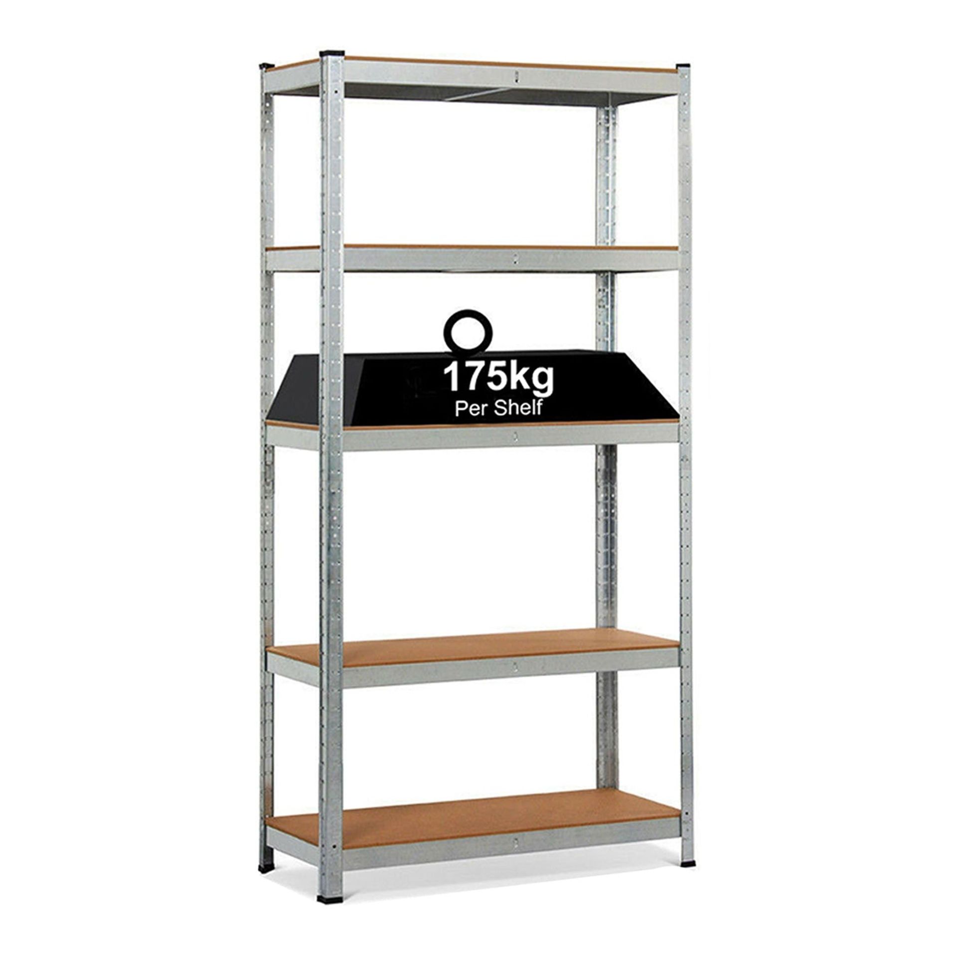 5-Tier Heavy Duty Garage Storage Racking Shelf - 90 x 40 x 180cm - ER23