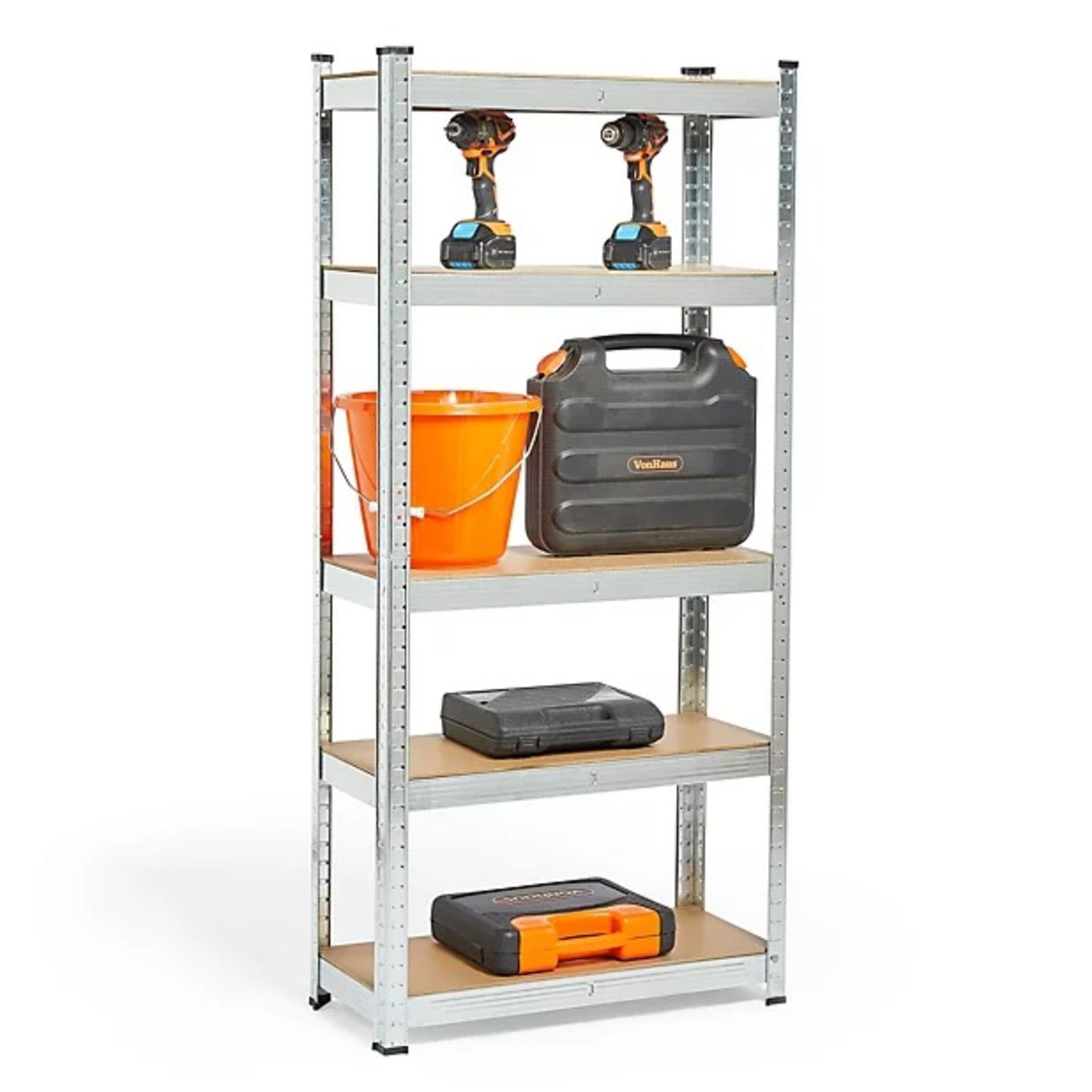 Garage Shelving Units, Heavy Duty Shelving Unit for Home, Office & Garage Storage, 5-Tier