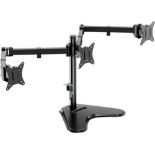 Triple Monitor Stand for 17-27" Screens - ER23