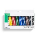 24x BRAND NEW REEVES Acrylic Primary Colour Pain Set - 8 x 22ml. RRP £12.99 EACH. (R12-10). Reeves
