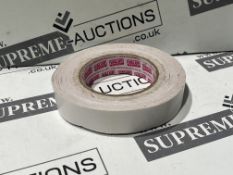 100 X BRAND NEW ROLLS OF DOUBLE SIDED TAPE 25MM X 50M P5