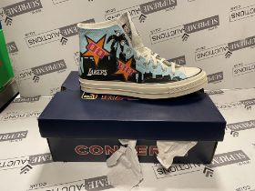 CONVERSE X CHINATOWN MARKET CHUCK TAYLOR 1970'S HI LAKERS SIZE 9