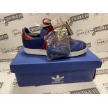 ADIDAS GAZELLE GTX BLUE AND RED TRAINERS SIZE 7