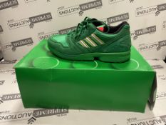 ADIDAS ZX 8000 LEGO COLOR PACK GREEN TRAINERS SIZE 10.5