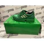 ADIDAS ZX 8000 LEGO COLOR PACK GREEN TRAINERS SIZE 10.5