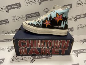 CONVERSE X CHINATOWN MARKET CHUCK TAYLOR 1970'S HI LAKERS SIZE 6