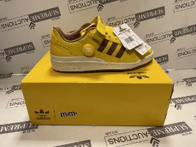 ADIDAS FORUM LO 84 M&MS X ADIDA TRAINERS SIZE 8.5