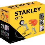 10 X Brand new Stanley Tools for Air Compressor, Air Tool Kit (Pack of 6), This compressed air set