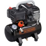 Brand New Black + Decker 195/6 NK Air Compressor, Tank capacity: 6 liters Intended Use: Inflatable