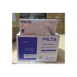 650 X BRAND NEW PACKS OF 100 FILTA LARGE VINYL CLEAR GLOVES (powder free) EXP MARCH 2025