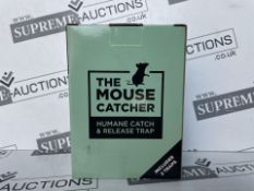 90 X BRAND NEW THE MOUSE CATCHER HUMANE CATCH AND RELEASE PACK OF 2 TRAPS R9.12