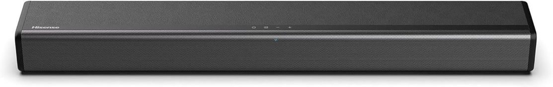 Trade Lot 5 x Hisense HS214 2.1Ch All- In-One 108W Soundbar with Built-In Subwoofer, Black,