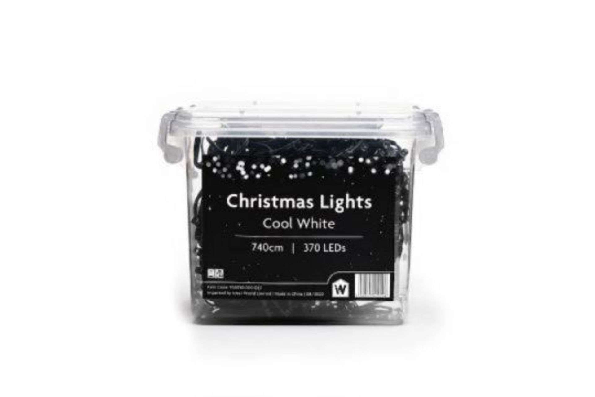 TRADE LOT 100 X BRAND NEW LUXURY WARM WHITE/COOL WHITE 740CM 370 LED CHRISTMAS LIGHTS (950050)