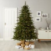 7ft Full Thetford Warm white LED Natural looking Pre-lit Artificial Christmas tree - ER47