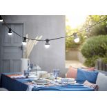 GoodHome Barnaby Mains-Powered Warm White 10 LED Outdoor String Lights - ER50