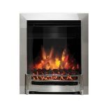 Be Modern Edana Modern 2Kw Polished Chrome Effect Electric Fire - ER46