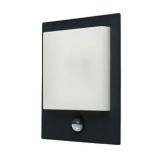 GoodHome Lutak Fixed Matt Dark Grey Integrated LED Pir Motion Sensor Outdoor Wall Light - ER48