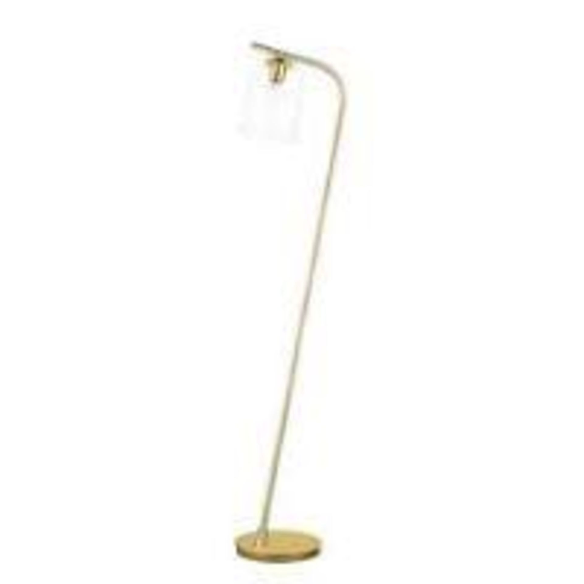 GoodHome Floor Lamp 42W 21170 Thestias Brass Effect IP20 Foot Switch - ER50