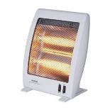 2x Light Grey Freestanding Quartz Heater 1000W - ER46