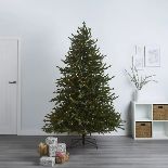 7.5ft Full Cabrera Warm white LED Natural looking Pre-lit Artificial Christmas tree - ER49