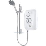 Triton T80 Easi-Fit+ Thermostatic White Electric Shower, 8.5Kw - ER49