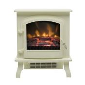 Be Modern Torva Traditional 1.8Kw Gloss Cream Cast Enamel Effect Electric Stove - ER47