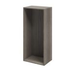 GoodHome Atomia Matt Grey Oak Effect Modular Furniture Cabinet, (H)1125mm (W)500mm (D)350mm - ER47