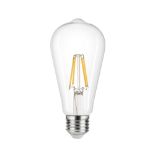 7x Diall 2.7W 470Lm St64 Warm White LED Filament Light Bulb, Pack of 2 - ER48