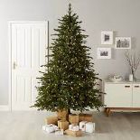 7.5ft Full Thetford Warm white LED Natural looking Pre-lit Artificial Christmas tree - ER49