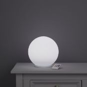 GoodHome Baoule Ball White Round Table Light - ER48